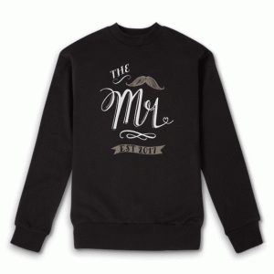 The Mr. Est. 2017 Wedding Gift-Men's Crewneck Sweatshirt