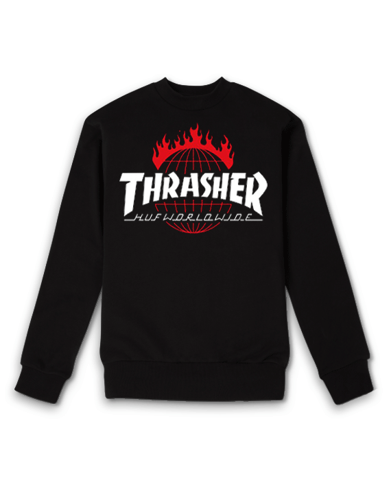 Thrasher Huf Worldwide Sweatshirt
