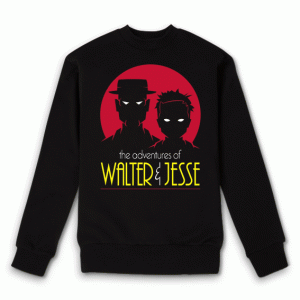 Walt and Jesse The Animated Series Sweatshirt