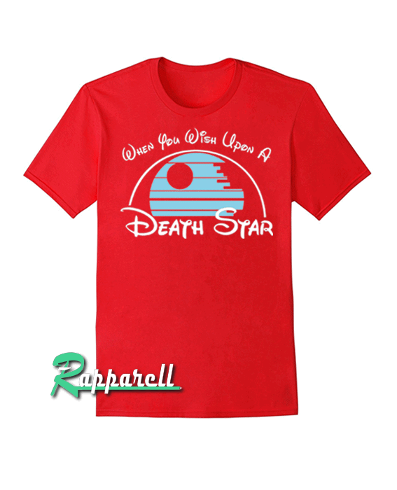 When You Wish Upon a Death Star Red Tshirt