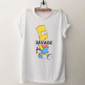 bart simpson savage Tshirt