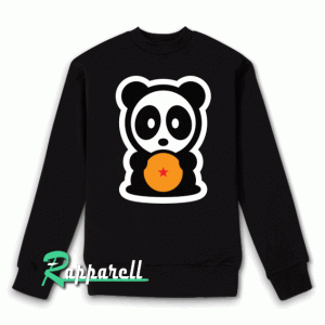 Dragonball Z Super Panda Bambu Brand DBZ Anime Manga Sweatshirt