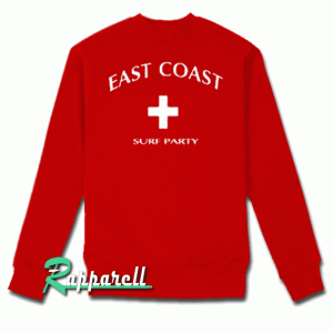 East coast surf party Sweatshirt