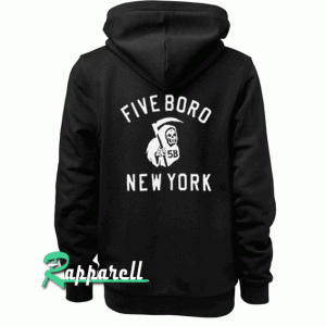 Five Board New York Back Hoodie