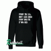 Football My Second Favorite F Word-Game Day Football Hoodie