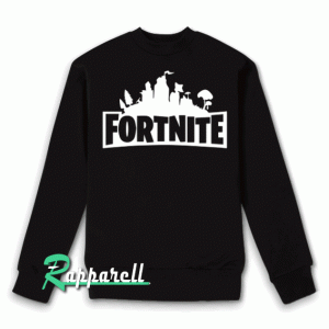 Fortnite Art Title Black Sweatshirt