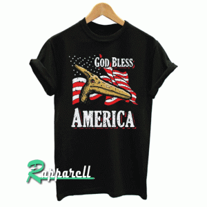 God Bless America Pterodactyl Tshirt