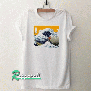 Great Wave Off Kanagawa Parody Tshirt