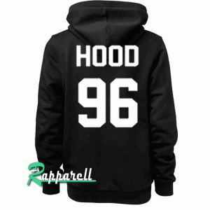 Hood 96 Black Color Hoodie