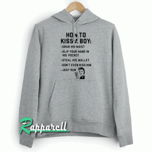 How to kiss a boy Hoodie