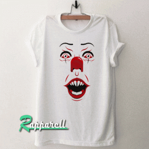 IT Stephen King Face Halloween Tshirt