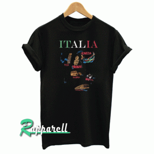 Italia Tour Places Tshirt