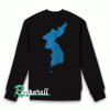 Korean Peninsula Map Sweatshirt