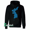 Korean Peninsula Map Hoodie