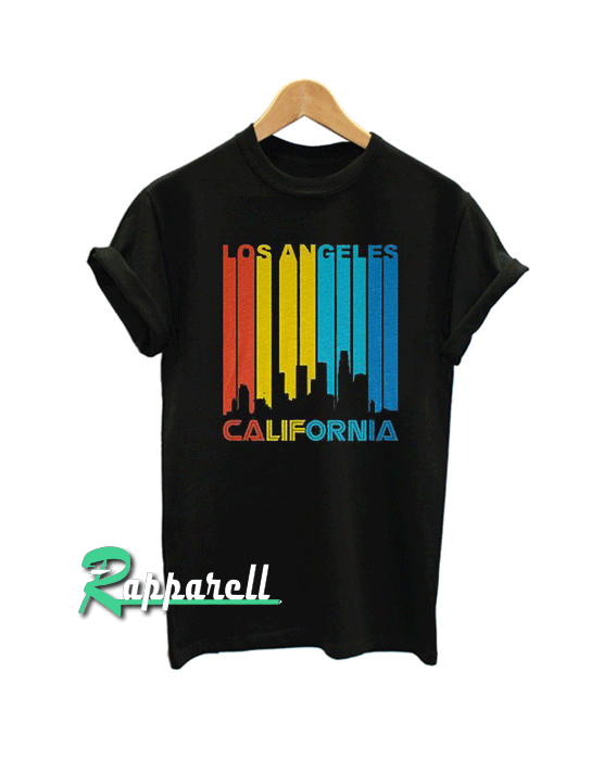 Los Angeles California Skyline Vintage Tshirt