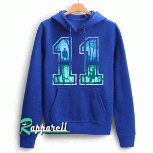 Strange Number 11 (blue) Hoodie
