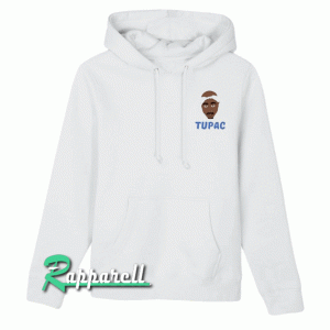 Tupac cartoon image Hoodie