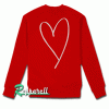 Valentine's Day-Love Anti Valentines Heart Shape Sweatshirt