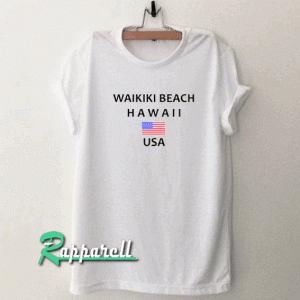 Waikiki Beach Hawaii USA Tshirt