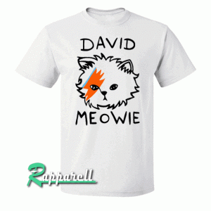 David Meowie Tshirt