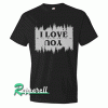 I LOVE YOU Valentine's Day Unisex Tshirt