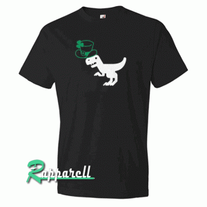 Irish Dinosaur Clover St. Patrick's Day Tshirt