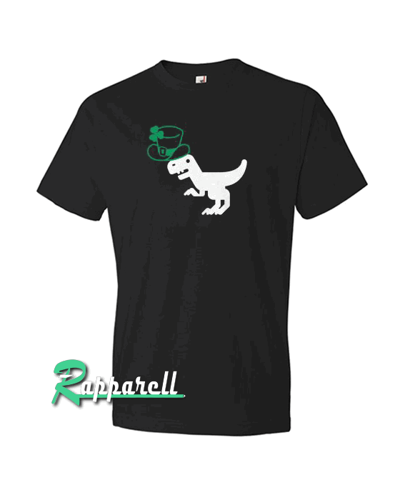 Irish Dinosaur Clover St. Patrick's Day Tshirt