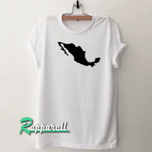 Mexico Map Silhouette Tshirt