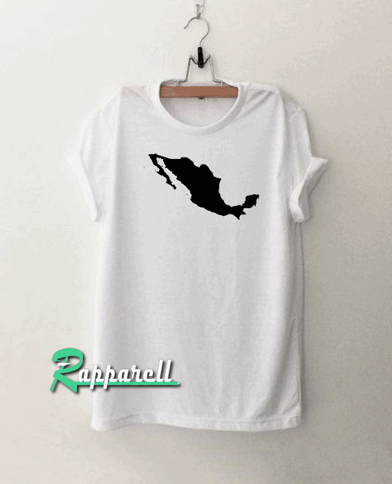 Mexico Map Silhouette Tshirt