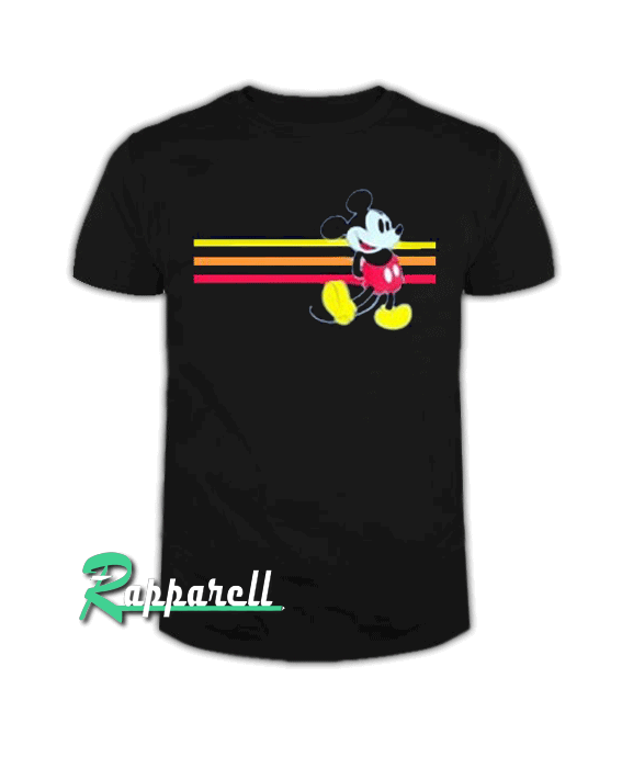Mickey Mouse Striped Tshirt