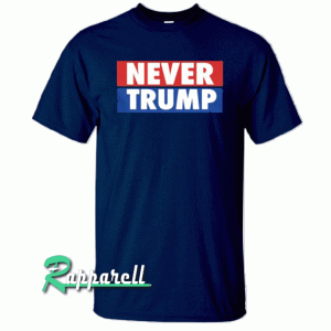 Never Trump Navy Tshirt