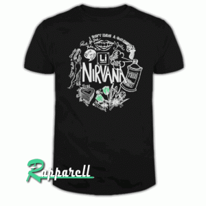 Nirvana All Album Logo Tattoo Design Tshirt