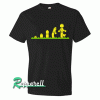 PLASTIC BUILDING Block Evolution of Man Darwin Funny Slogan Tshirt