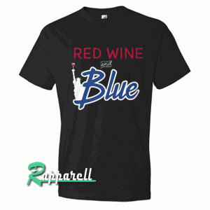 Red Wine And Blue Tshirt