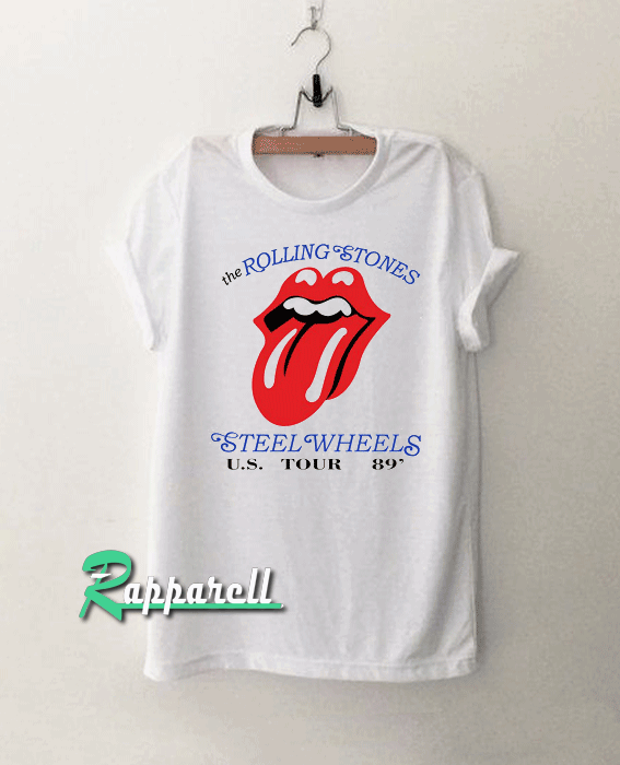 Rolling Stones Steel Wheels US Tour 1989 Band Tshirt