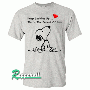 Snoopy Keep Looking Up Unisex adult Tshirt