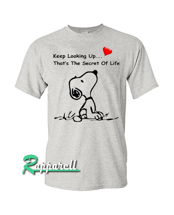 Snoopy Keep Looking Up Unisex Adult Tshirt For Adult Men And Women