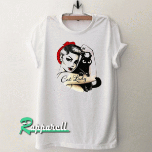 Official Cat Lady Girl Tshirt