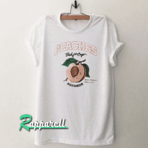 Peach Womens White Tshirt