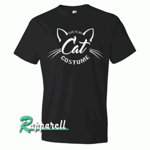 This Is My Cat Costume Black Tshirt