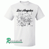 Los Angeles Map Tshirt