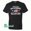Proud To Be A Bad Hombre Hillary Black Tshirt