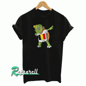 Belgium Dabbing Turtle Unisex Tshirt