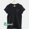 Big Sequin Heart Patch Tshirt