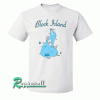Block Island Map-Rhode Island Tshirt
