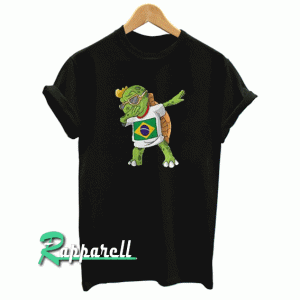 Brazil Dabbing Turtle Unisex Tshirt