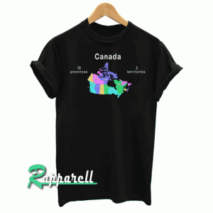 Canada Geography Tshirt