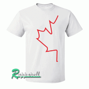 Canada maple line art Tshirt