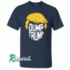 Dump Trump Navy Tshirt