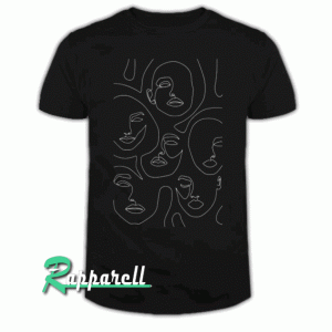 Faces in Dark Tshirt
